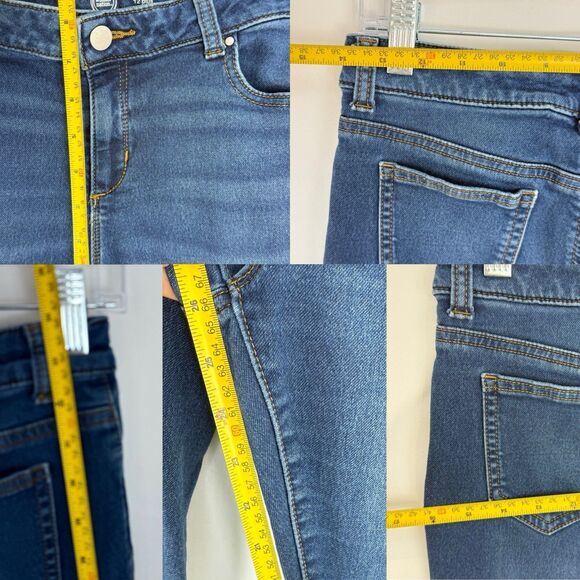 Wonder Nation Jeans Girl Size 12 Plus Skinny Adjustable Waist Denim Blue - Picture 11 of 16